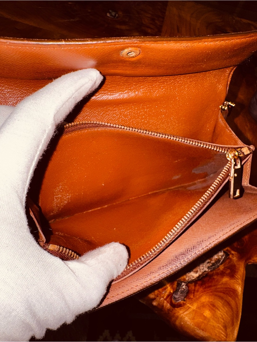 Louis Vuitton monogram vintage authentic Sarah wallet converted Crossbody - Picture 10 of 17